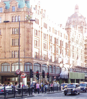 Varuhuset Harrods i London