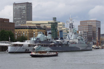 HMS Belfast i London