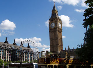 Vy över Big Ben i London Vy över Big Ben i London
